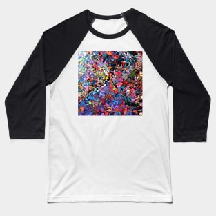 Candy Land - Original Abstract Design Baseball T-Shirt